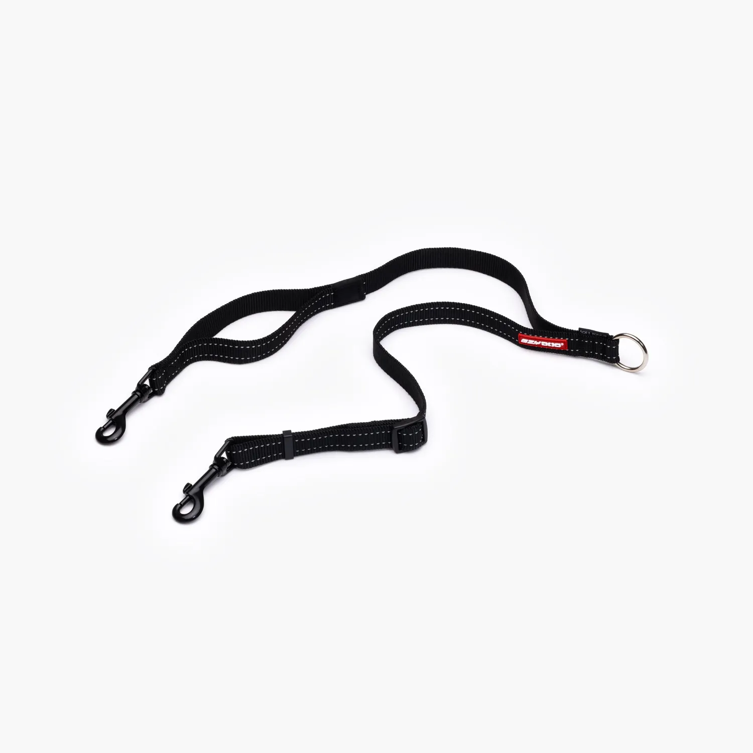 EzyDog Soft Touch kobbel dobbelt sort 60cm