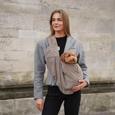Staey Ava Puppy Carrier hundetaske Corduroy til 8 kg