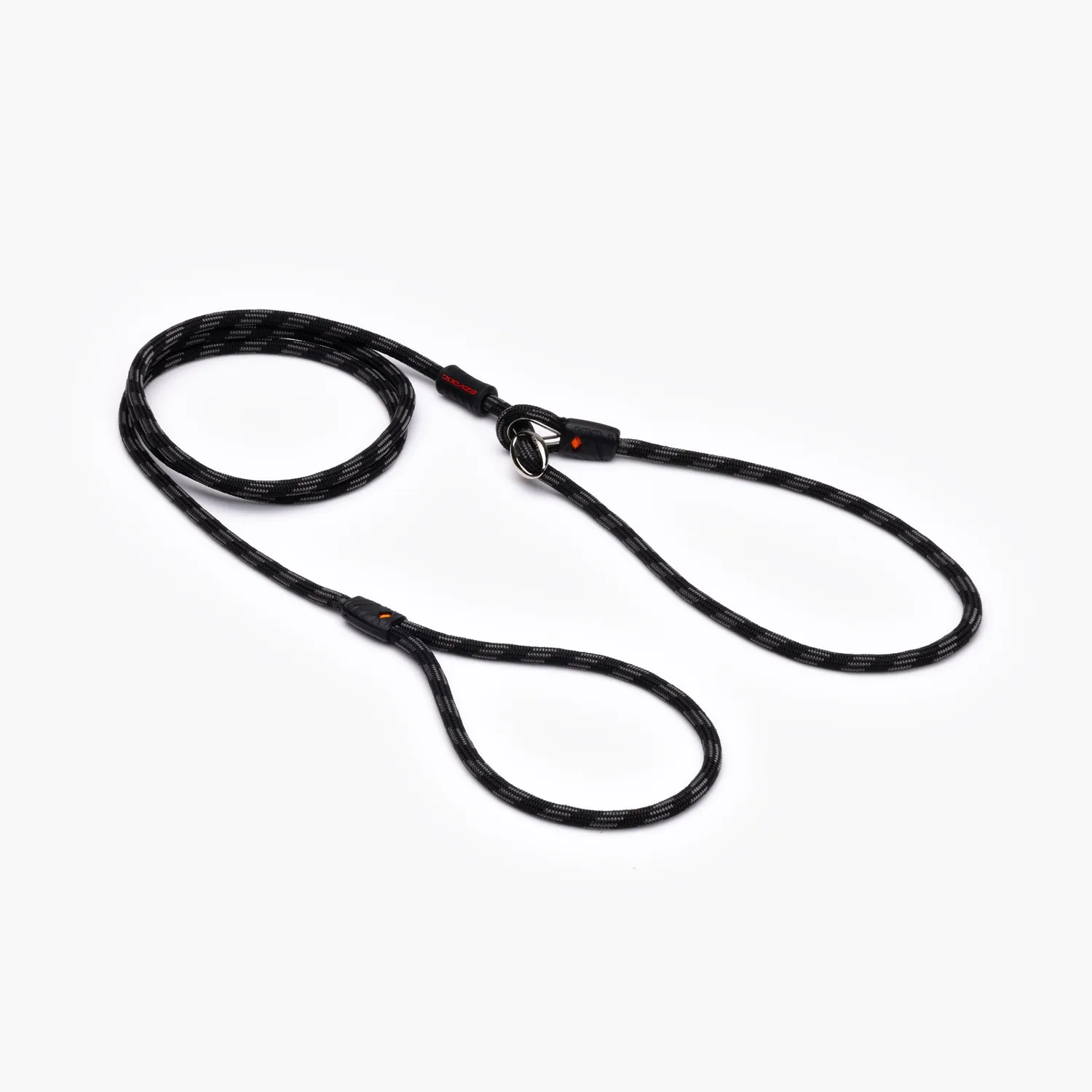 EzyDog Luca Leash Lite rebline sort 170 cm træning