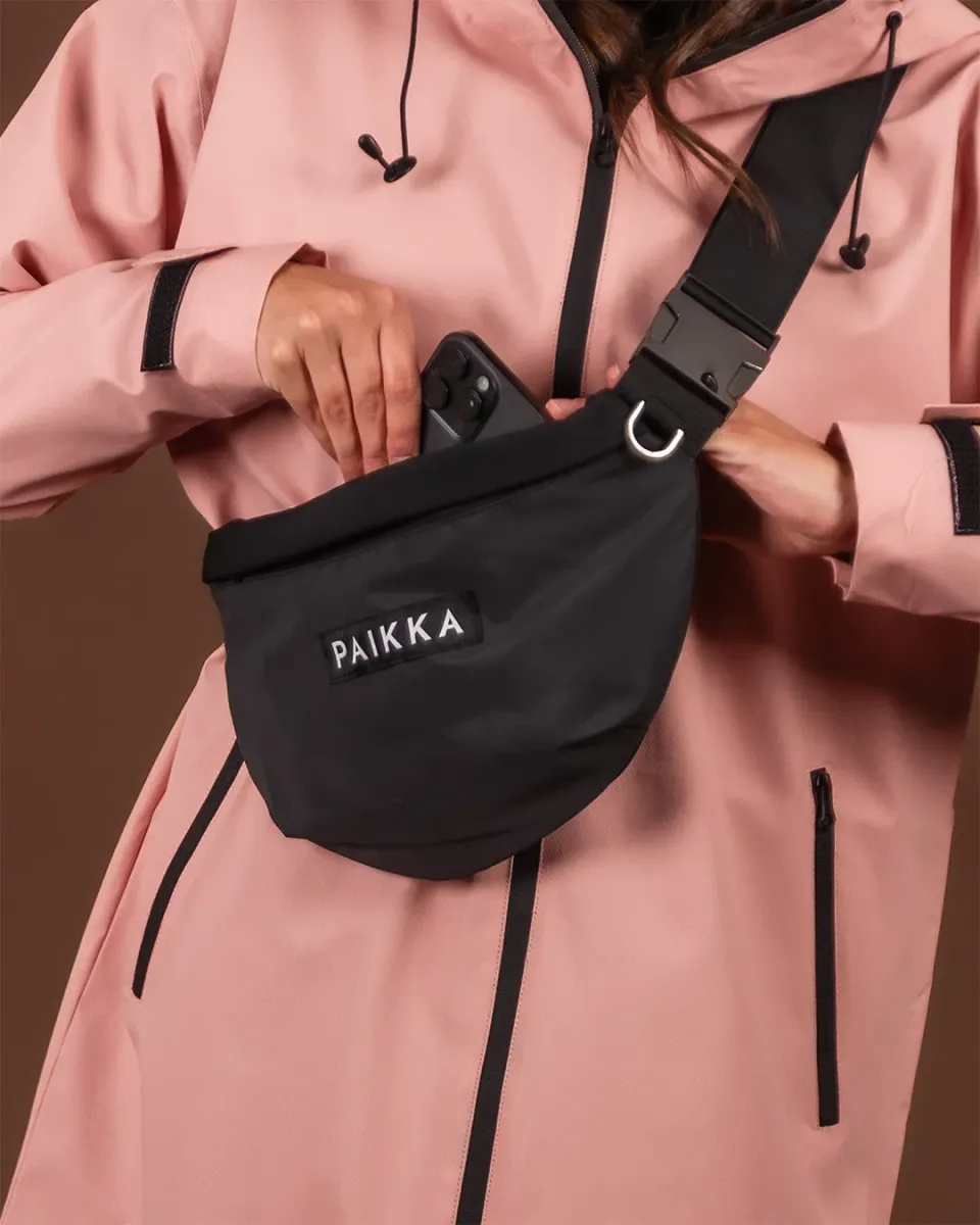 Paikka Visibility Treat Bag godbidstaske sort reflekterende