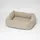 Staey Vera hundeseng Chestnut Bouclé memory foam