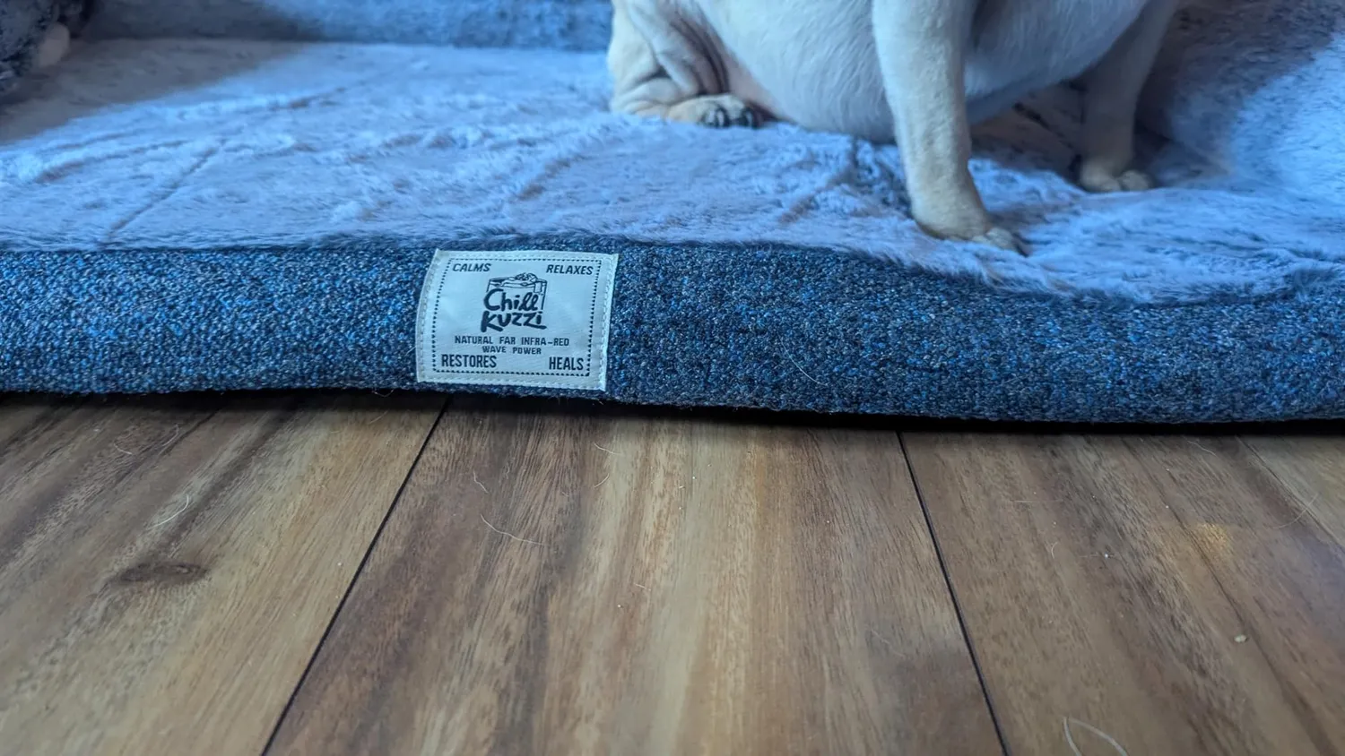Chill Kuzzi Calming Nook hundeseng hule grå FIR