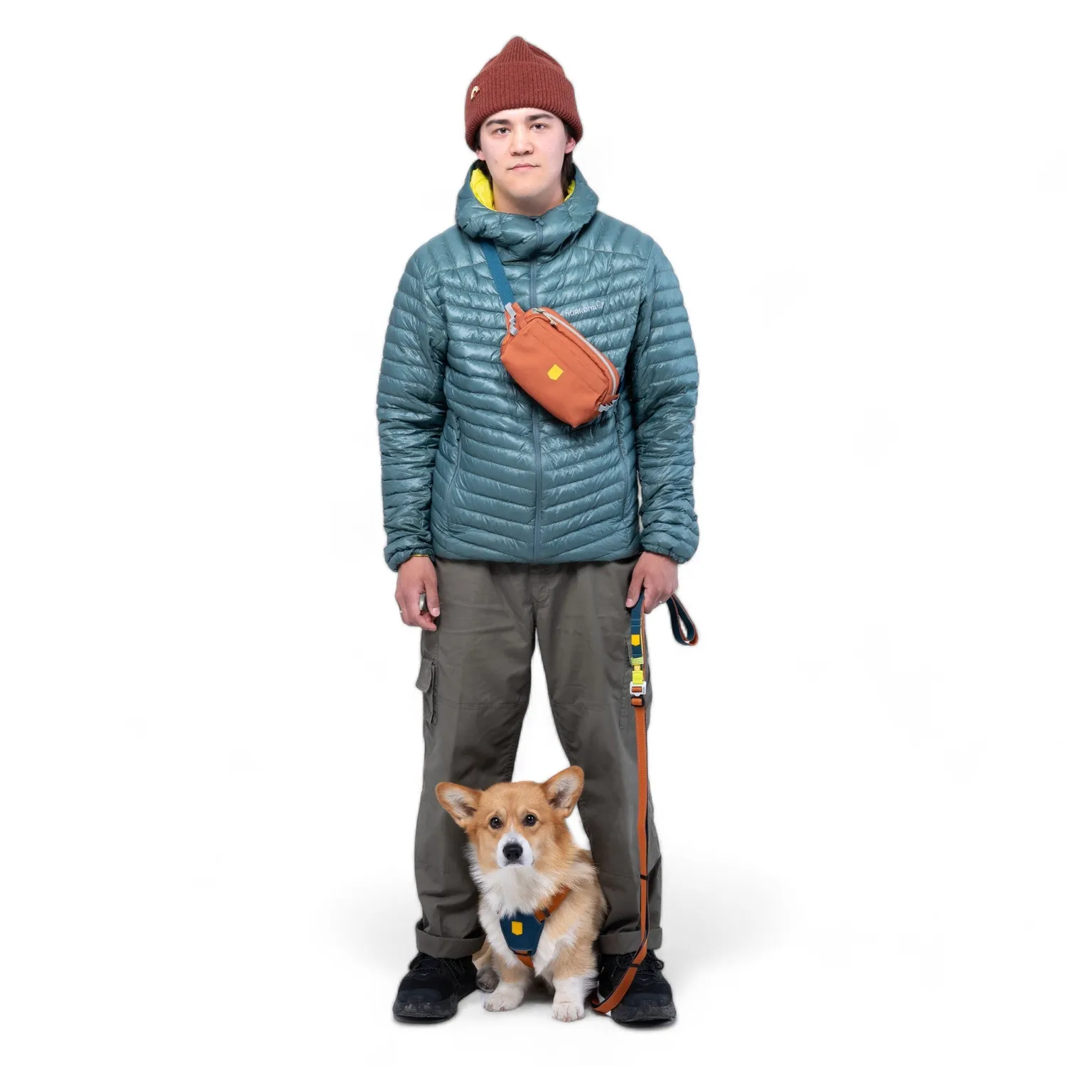 Woolly Wolf Alpha 360 hoftetaske terracotta godbidder