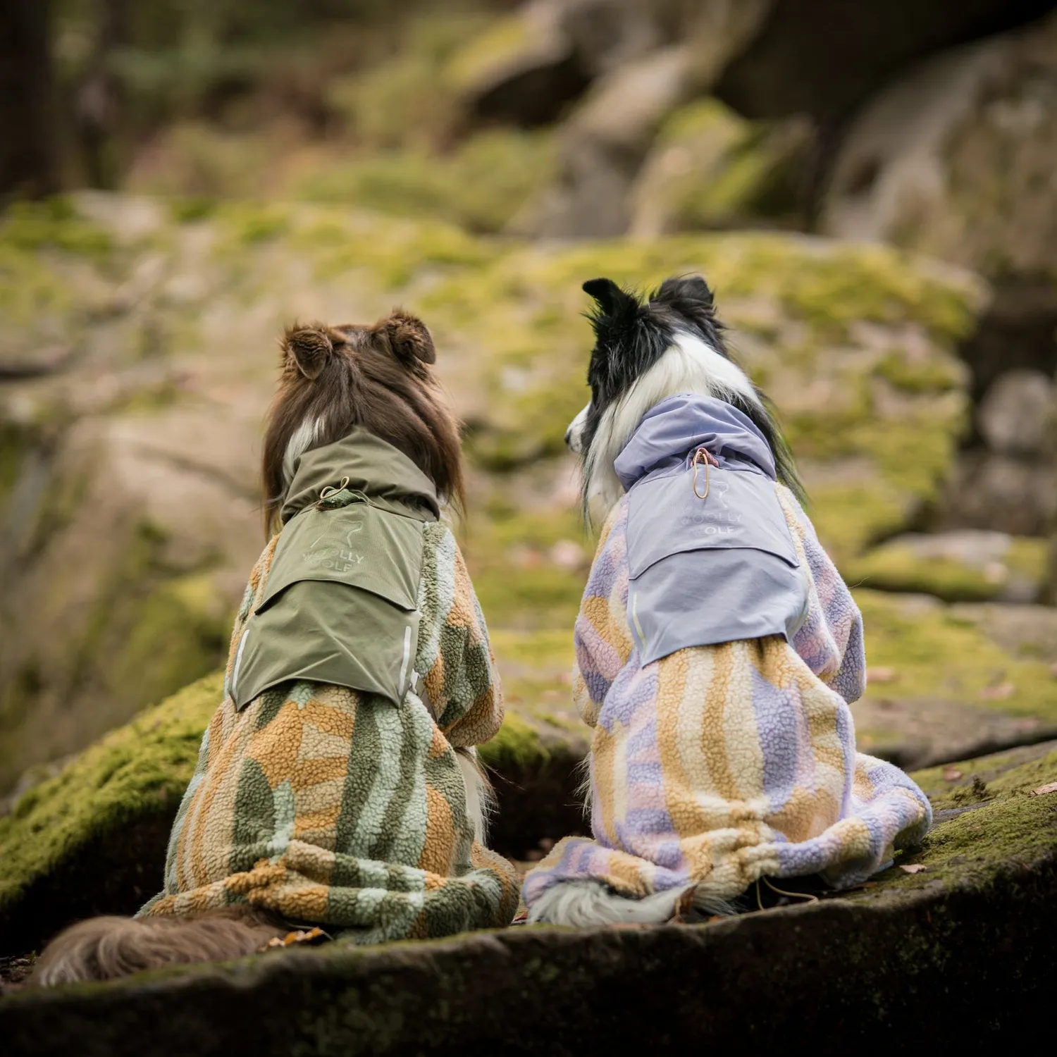 Woolly Wolf Borealis Pile-fleecejakke Cloudbeam varm