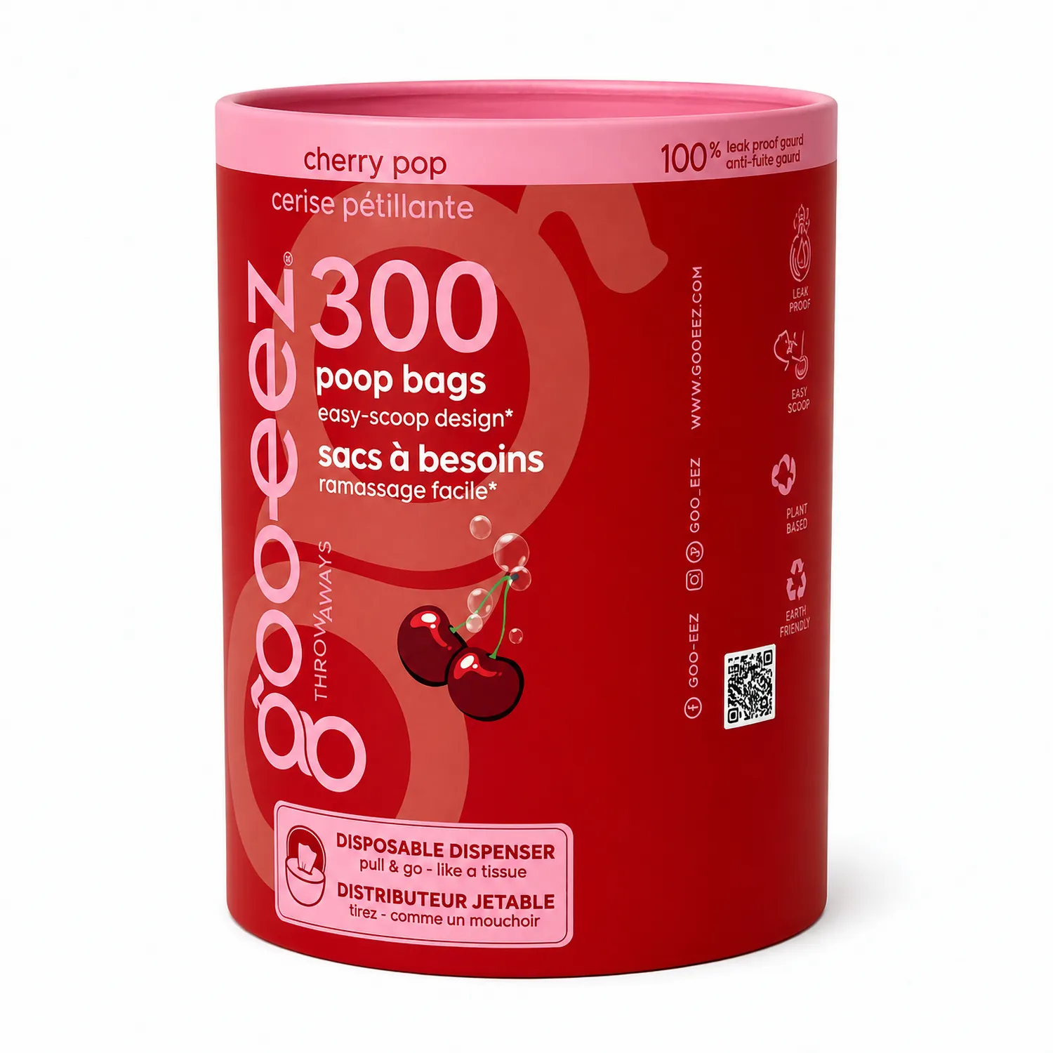 Goo-eez Throwaways hundeposer 300 stk løse