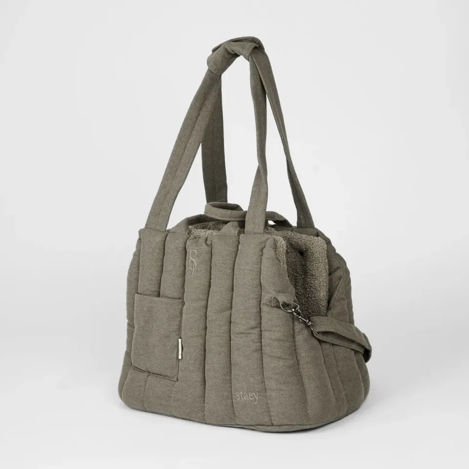 Staey Ella Carrier Bag hundetaske taupe til 9 kg