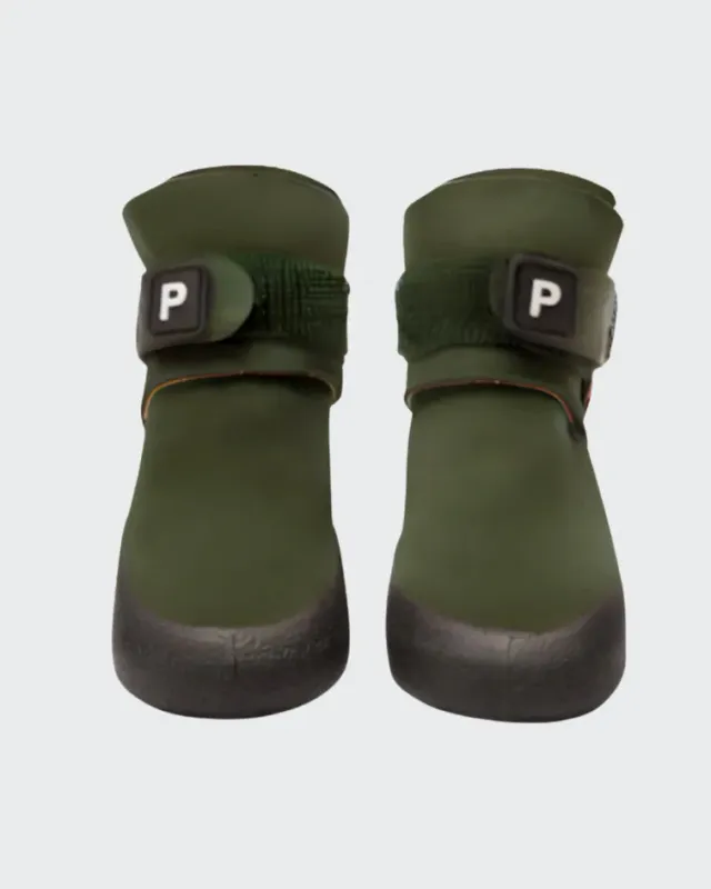 Paikka Dog Shoes hundesko grøn skridsikker til hunden