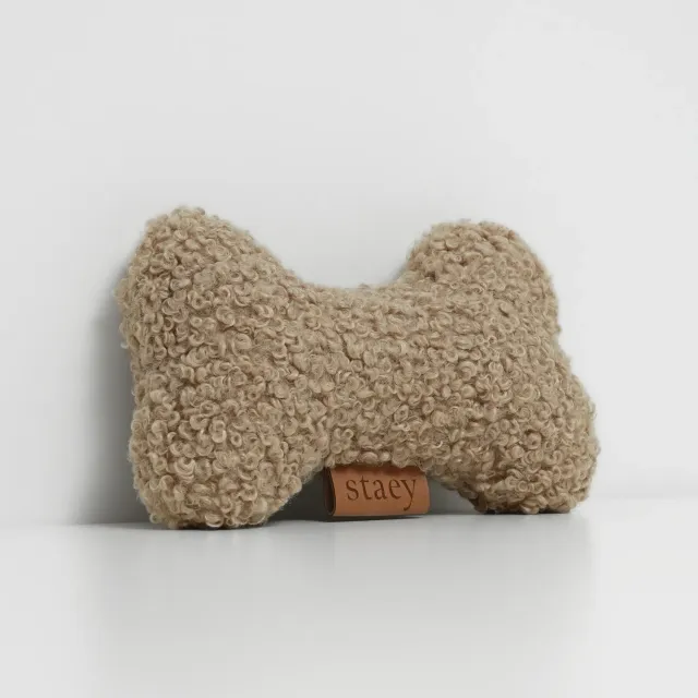 Staey Bone hundelegetøj Sand Curly blød
