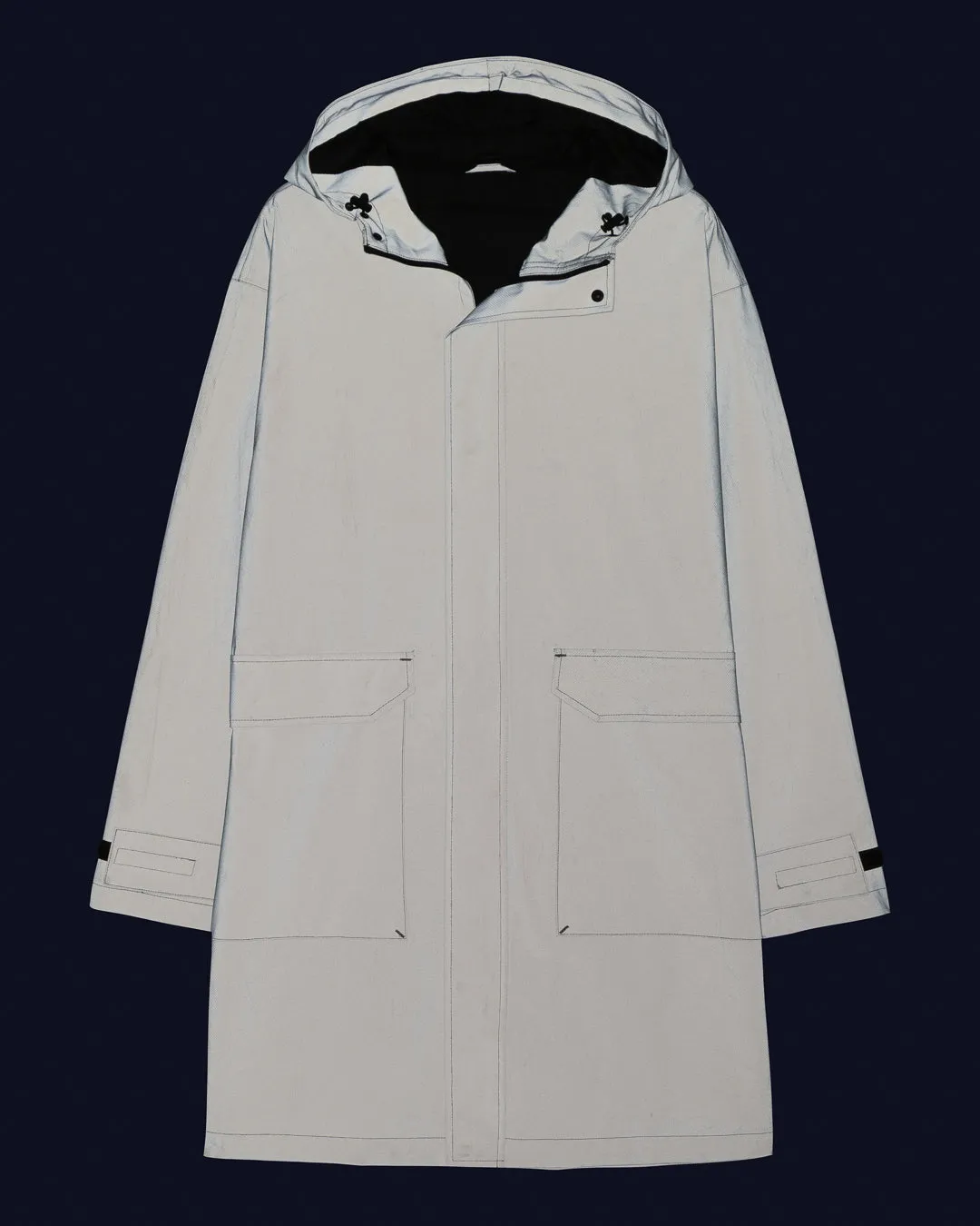 Paikka Sade regnjakke oliven unisex reflekterende