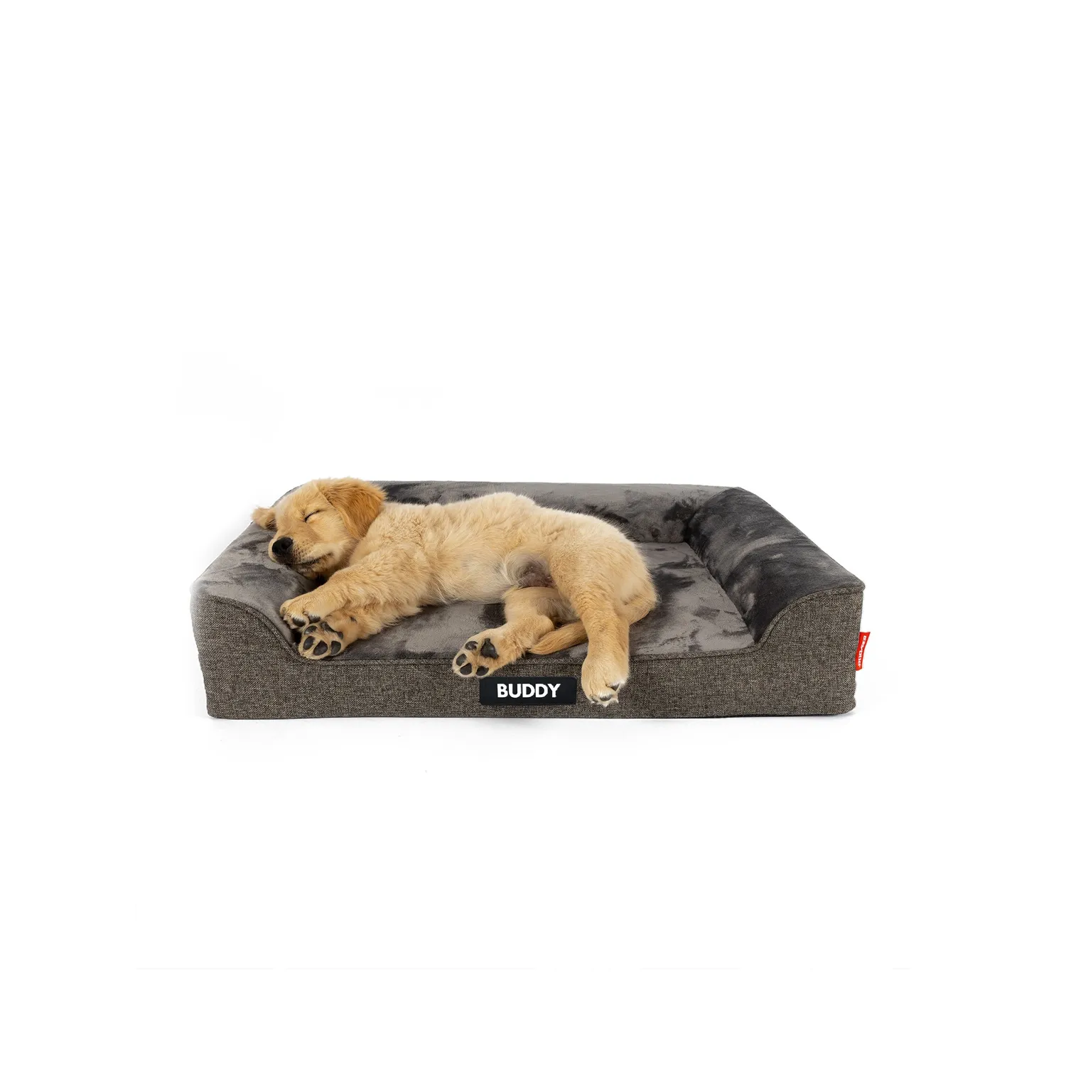 EzyDog Next Gen Ortho Lounger hundeseng charcoal M memory