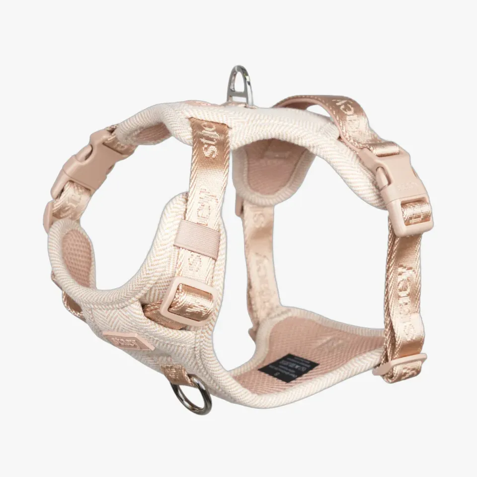 Staey Elma hundesele light rose ergonomisk