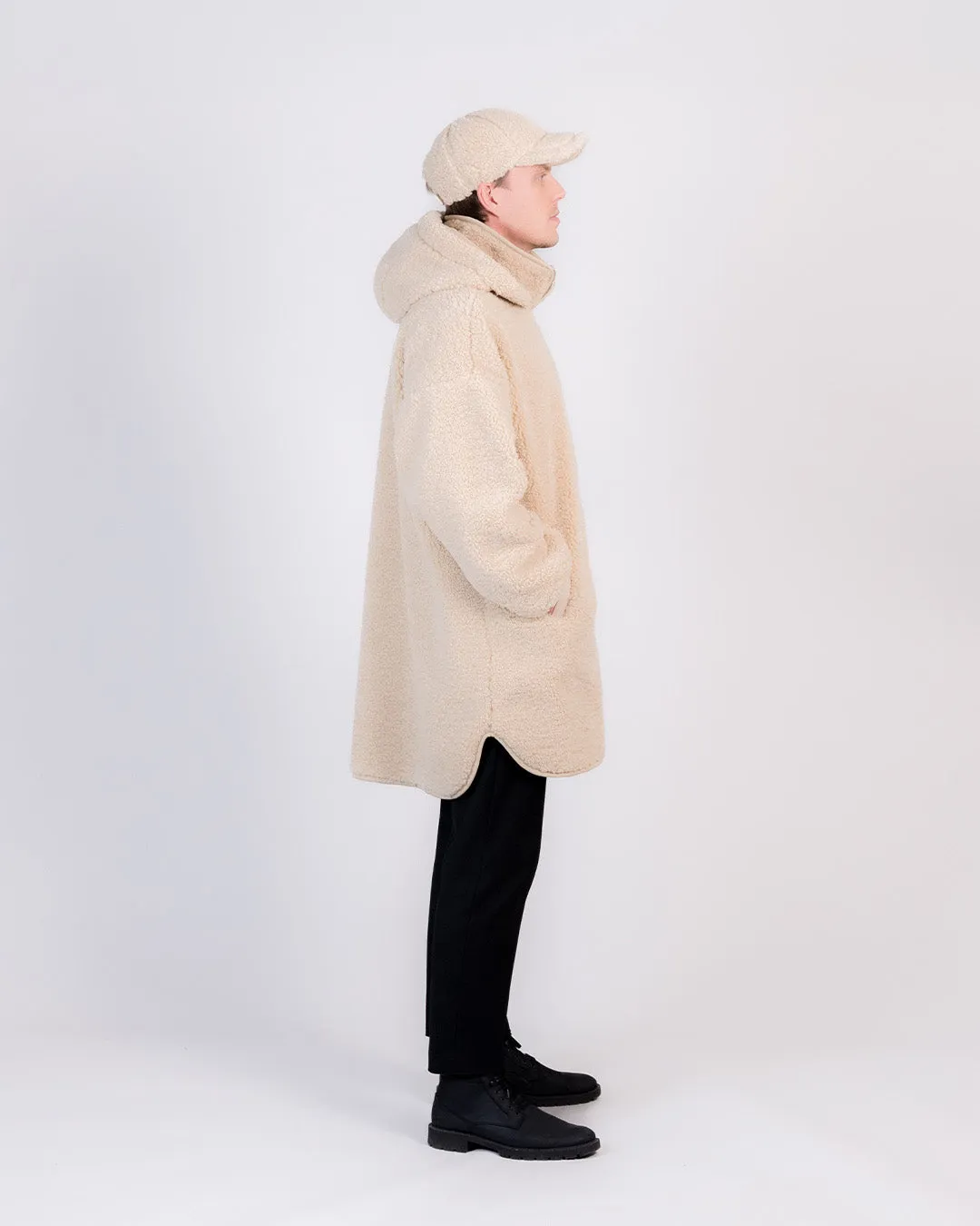 Paikka SUMU Sherpa jakke Taupe Seawool