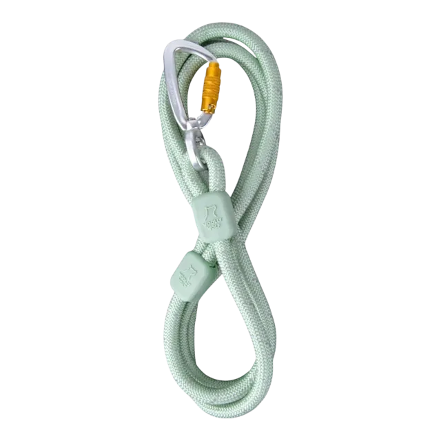 Woolly Wolf Rope Leash hundesnor glacier green 180 cm refleks