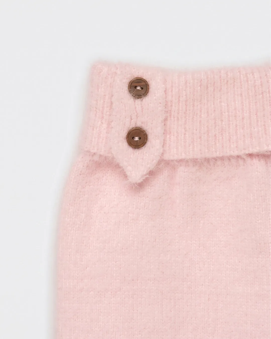 Paikka Furry Knit hundesweater pink blød