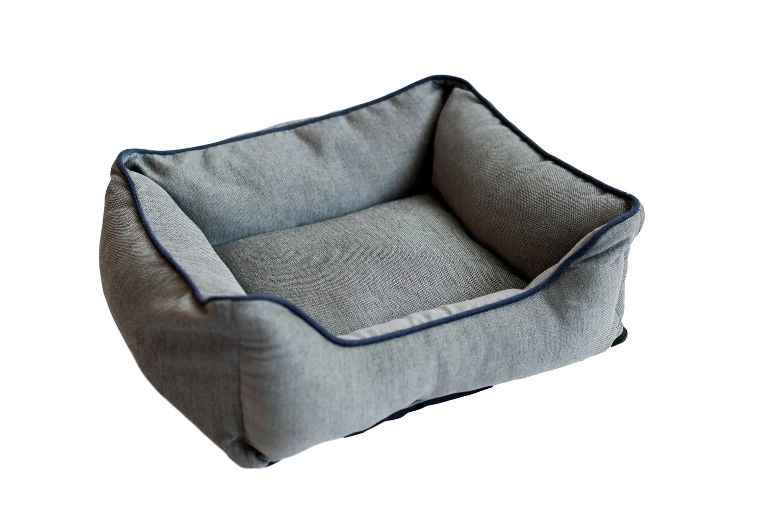 Dog Gone Smart Chenille Lounger hundeseng med høj kant og Repelz-It