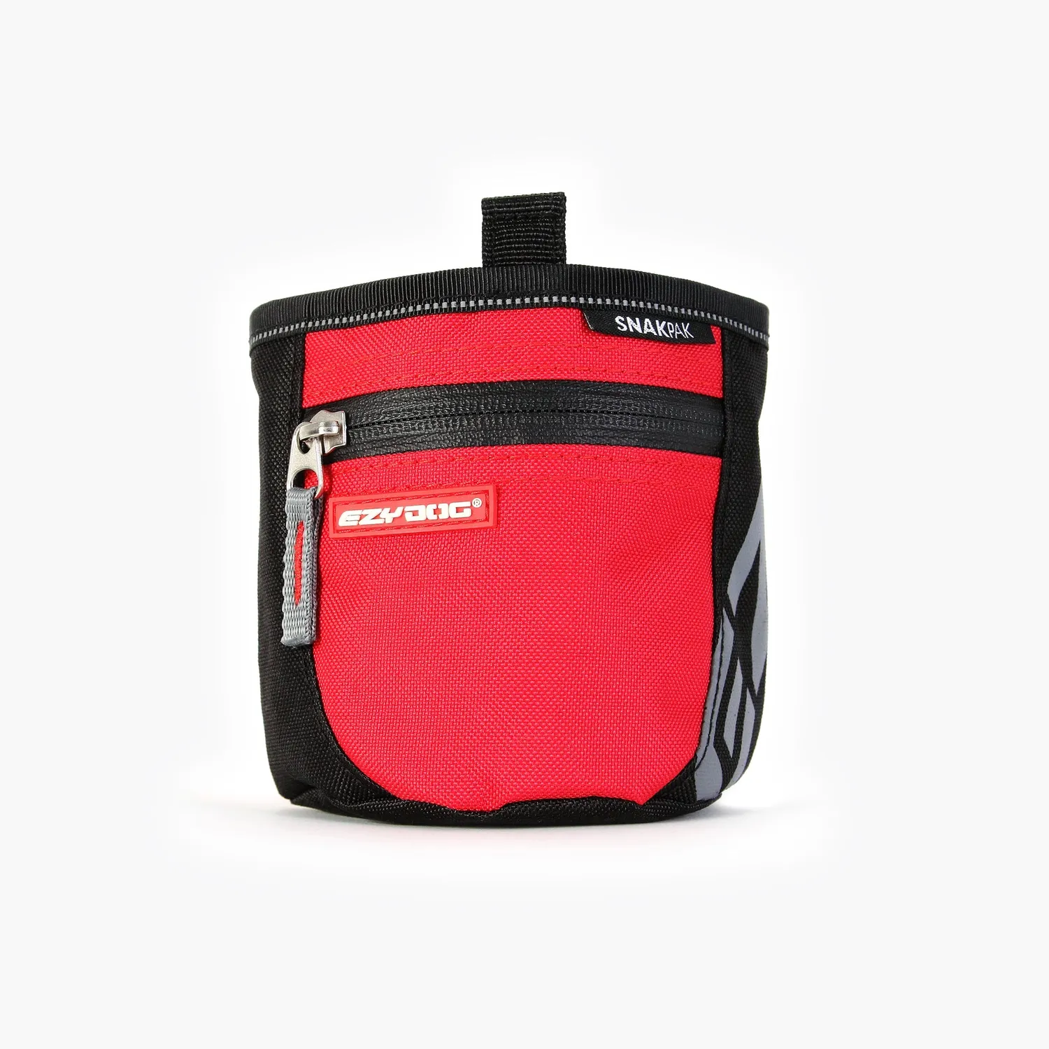 EzyDog SnakPak godbidstaske sort magnet stor