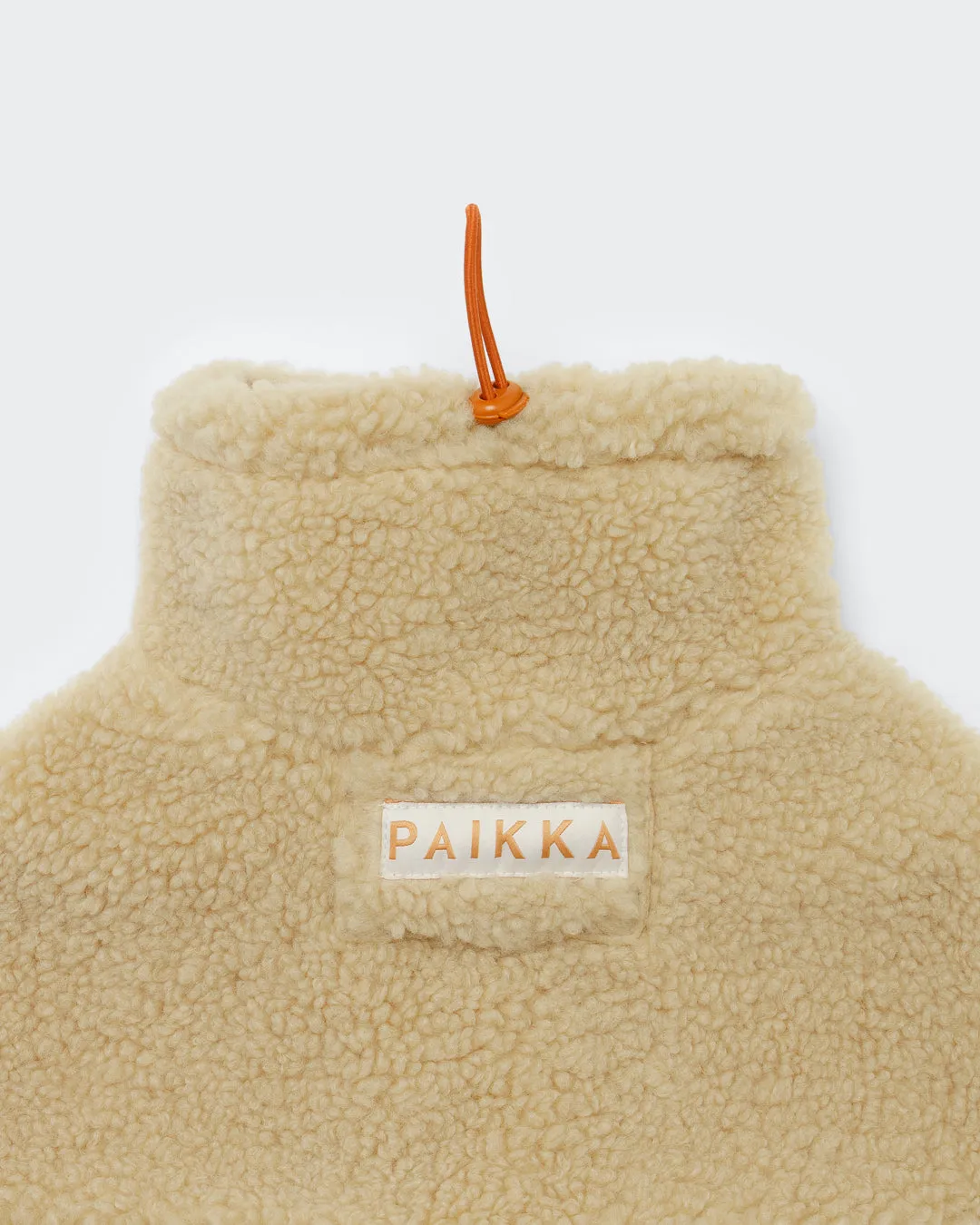 Paikka Sherpa shirt taupe varm hundetrøje