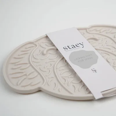 Staey Licking Mat slikkemåtte Nature – med sugekopper