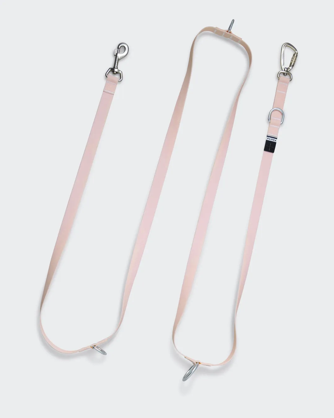 Paikka Glow Multi-Leash hundesnor Rose 2,5x300 cm reflekterende