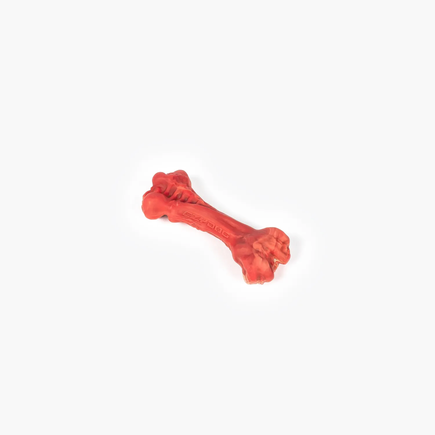 EzyDog EzyBones tyggelegetøj rød okse S