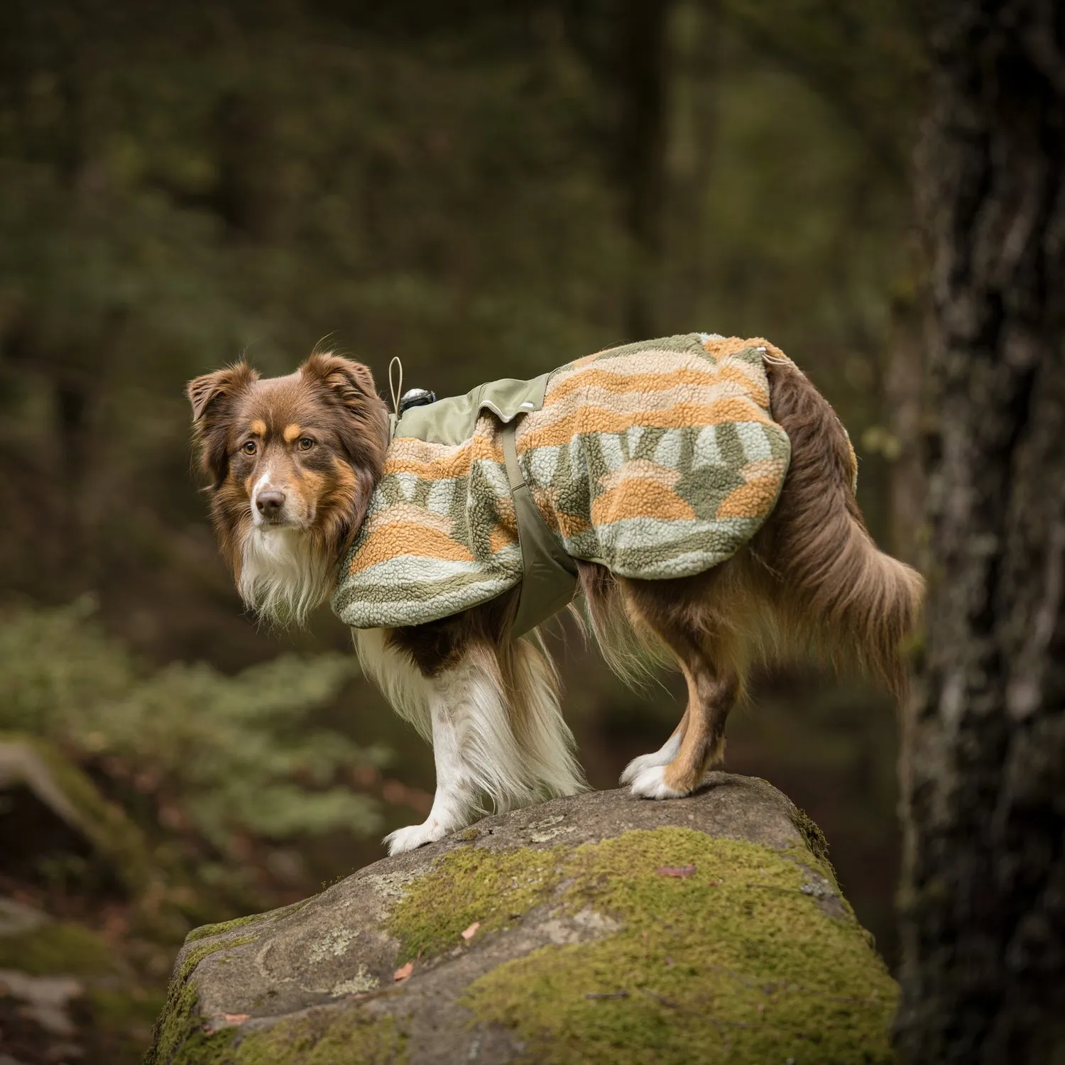 Woolly Wolf Borealis Pile-fleecejakke Cloudbeam varm