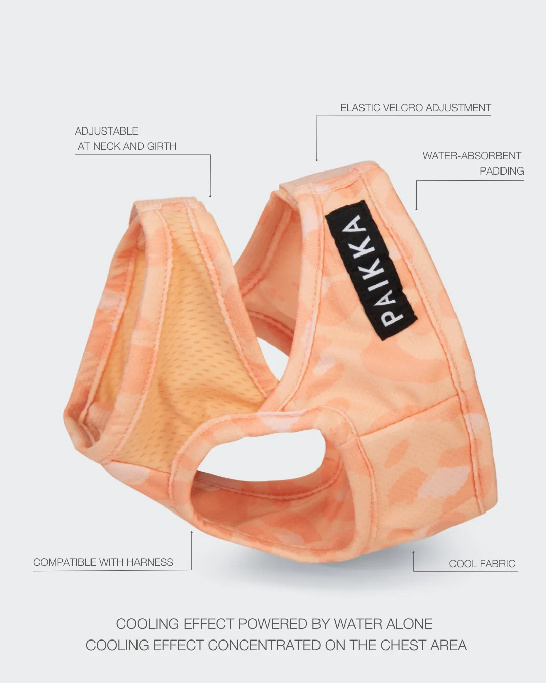 Paikka Cool Vest Peach kølevest fersken