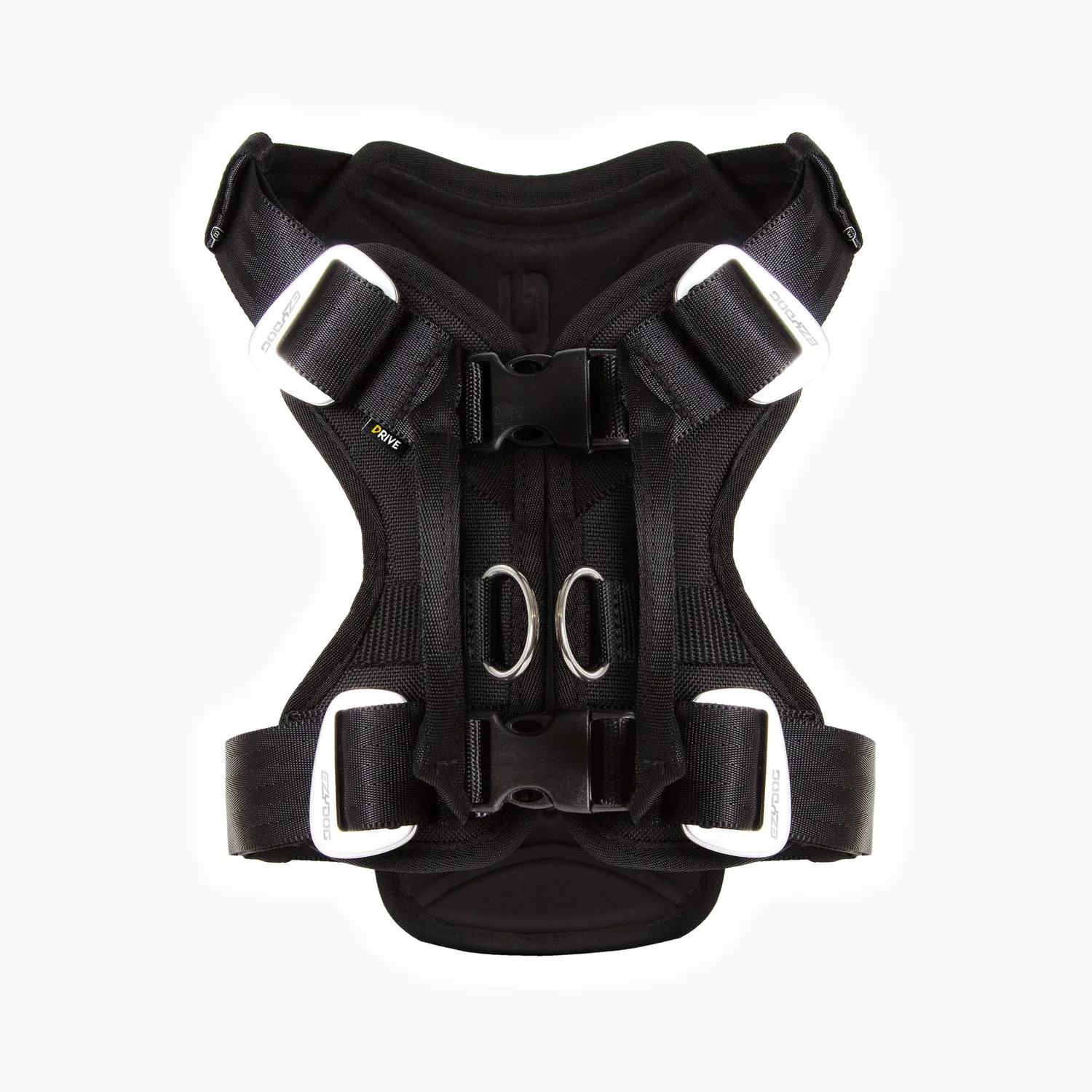 EzyDog Drive bilsele sort med selestropper