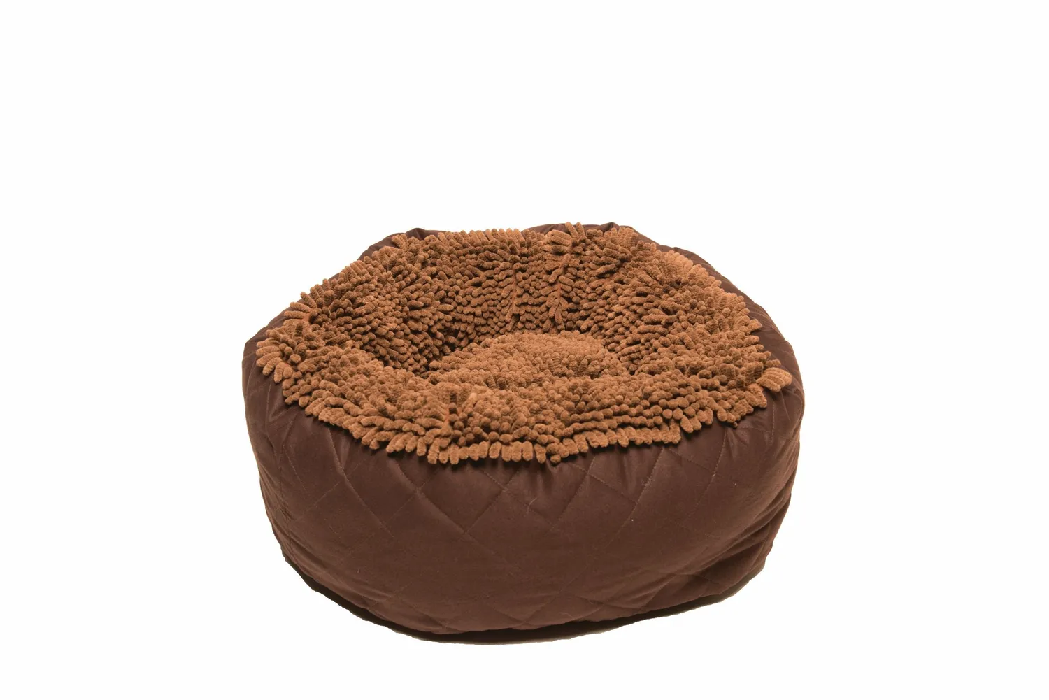 Dog Gone Smart Dirty Dog Donut hundeseng 25" grå mikrofiber