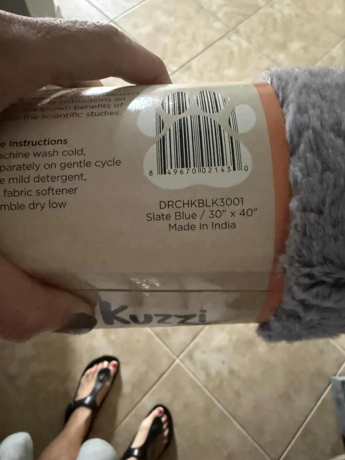Dog Gone Smart Chill Kuzzi hundetæppe beroligende blødt