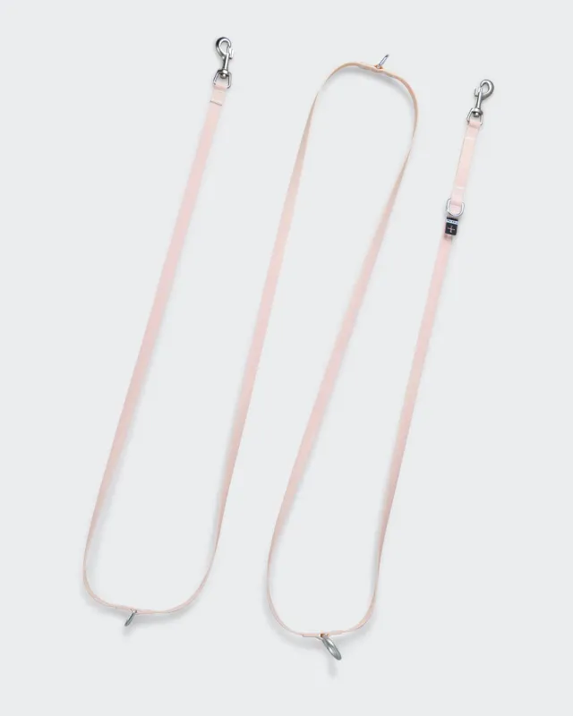 Paikka Glow Multi-Leash hundesnor Rose 2,5x300 cm reflekterende
