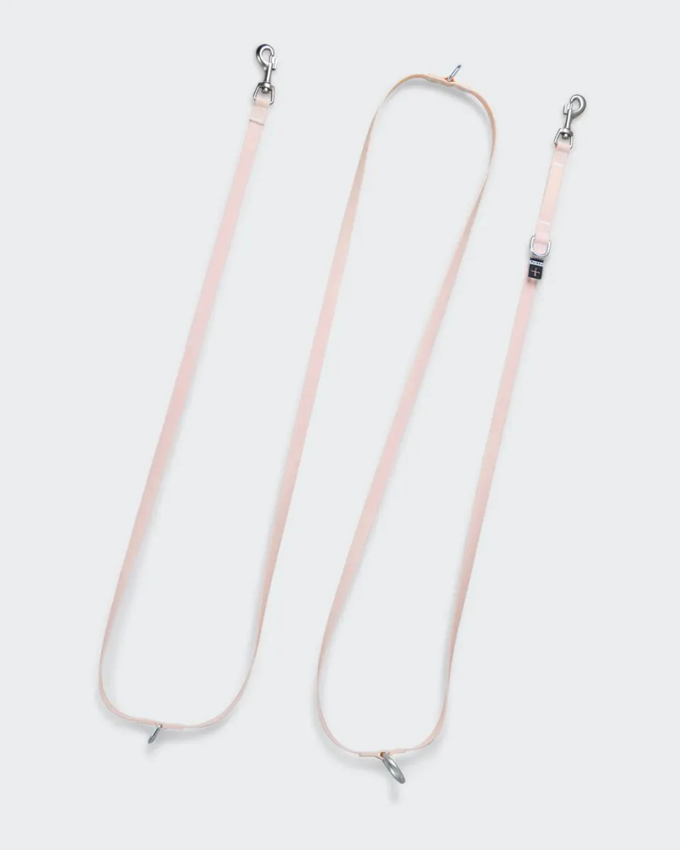 Paikka Glow Multi-Leash hundesnor Rose 2,5x300 cm reflekterende