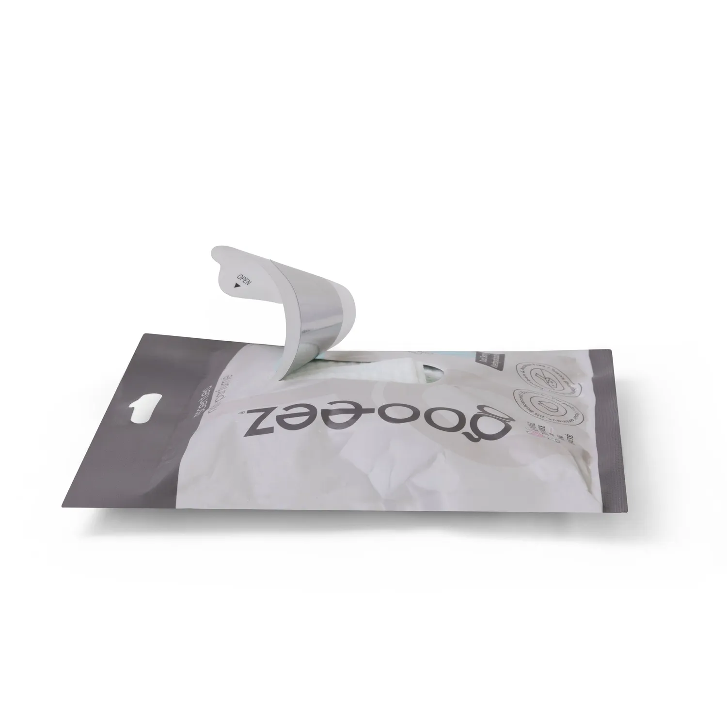 Goo-eez Dual-Action tandservietter til hund 50 stk finger