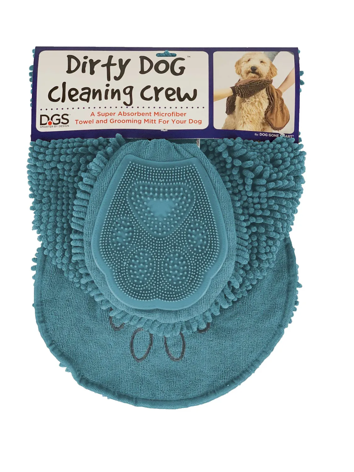 Dog Gone Smart Dirty Dog Cleaning Crew hundetørresæt grå absorberende