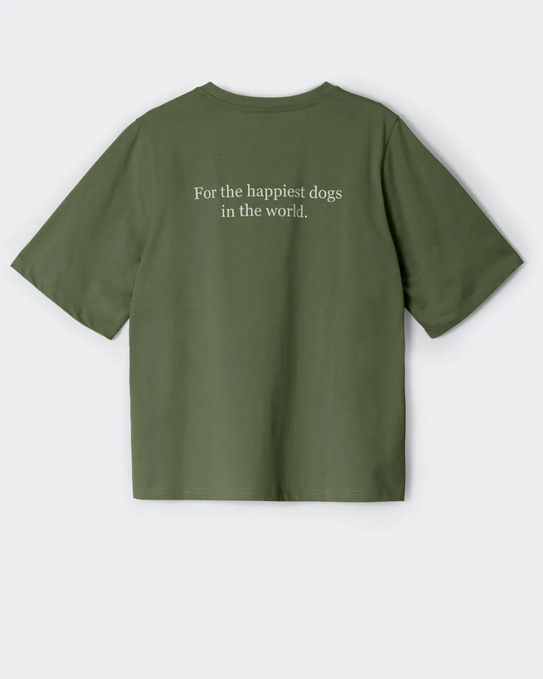 Paikka T-Shirt Green hundet-shirt grøn