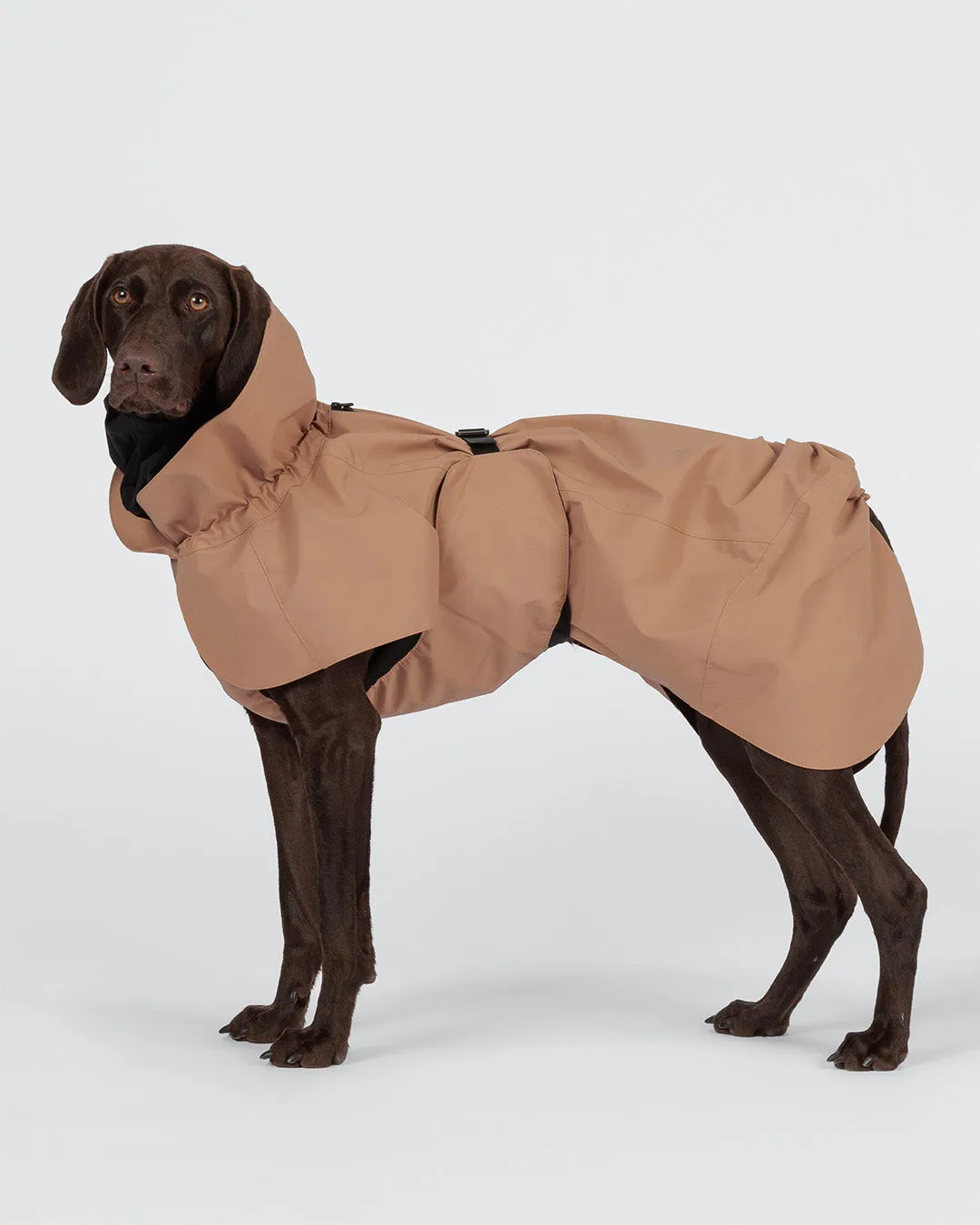 Paikka Visibility Raincoat regnjakke taupe vandtæt