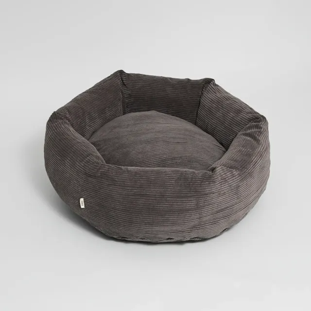 Staey Luna 3.0 hundeseng Taupe Corduroy sekskantet