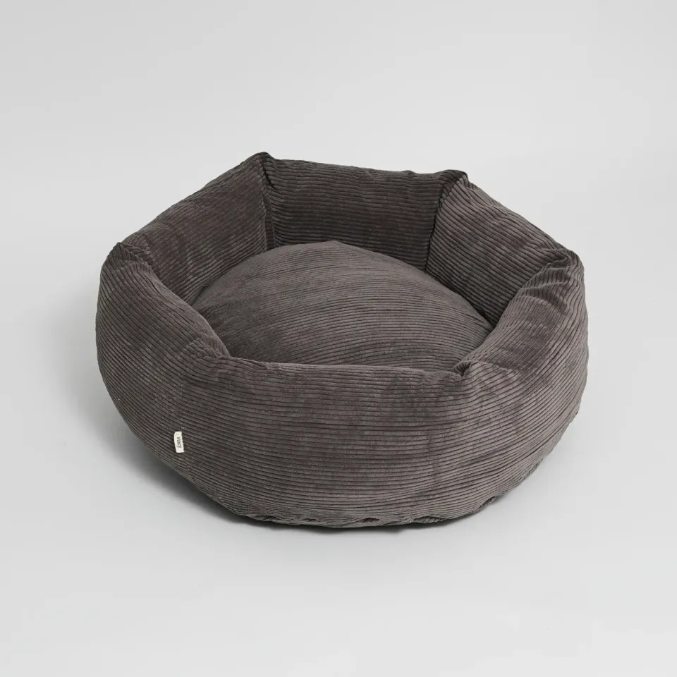 Staey Luna 3.0 hundeseng Taupe Corduroy sekskantet
