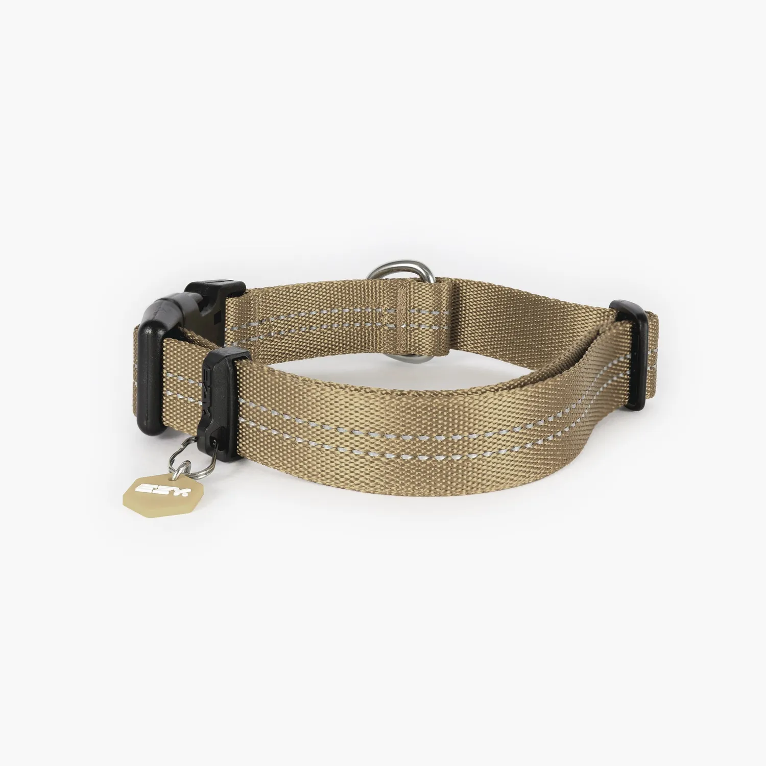 EzyDog Essential justerbart halsbånd til hund blå M