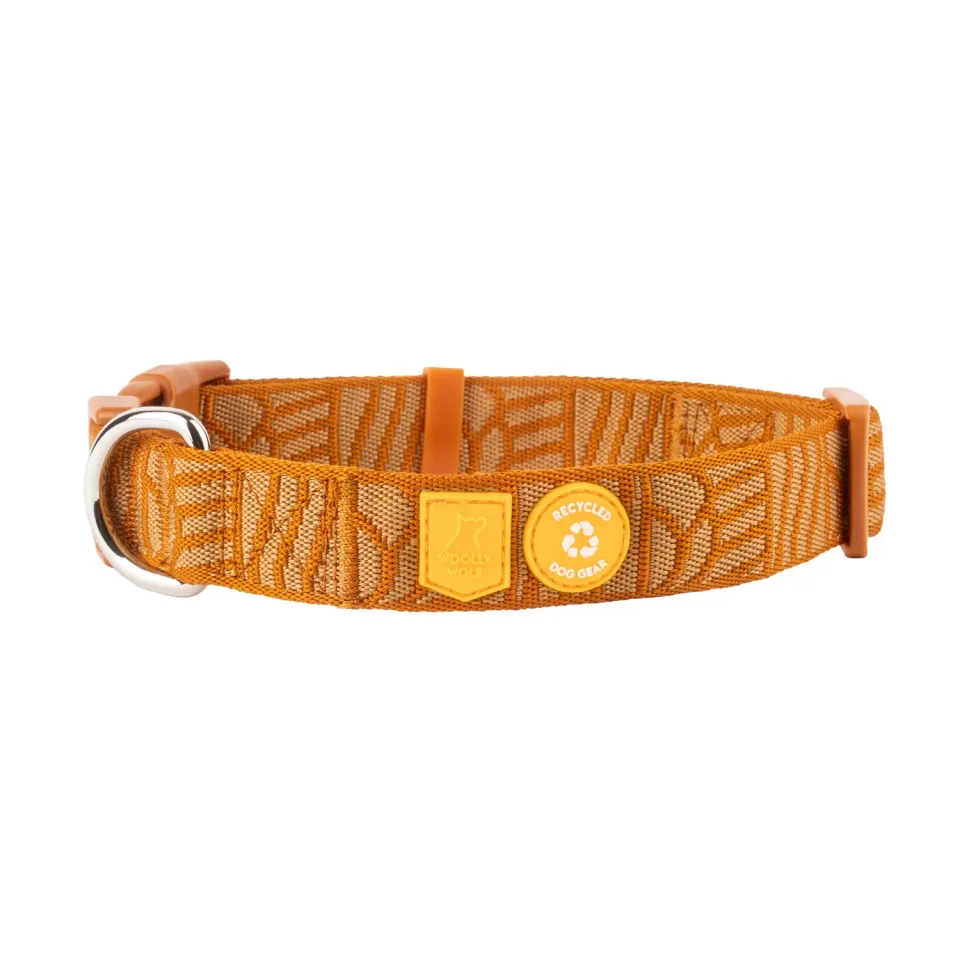 Woolly Wolf Wild Tundra halsbånd terracotta genanvendt