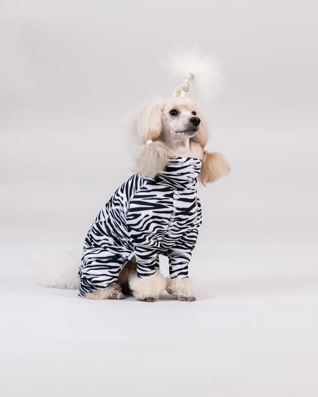 Paikka UV Bug Overall hundedragt zebra UV-beskyttende