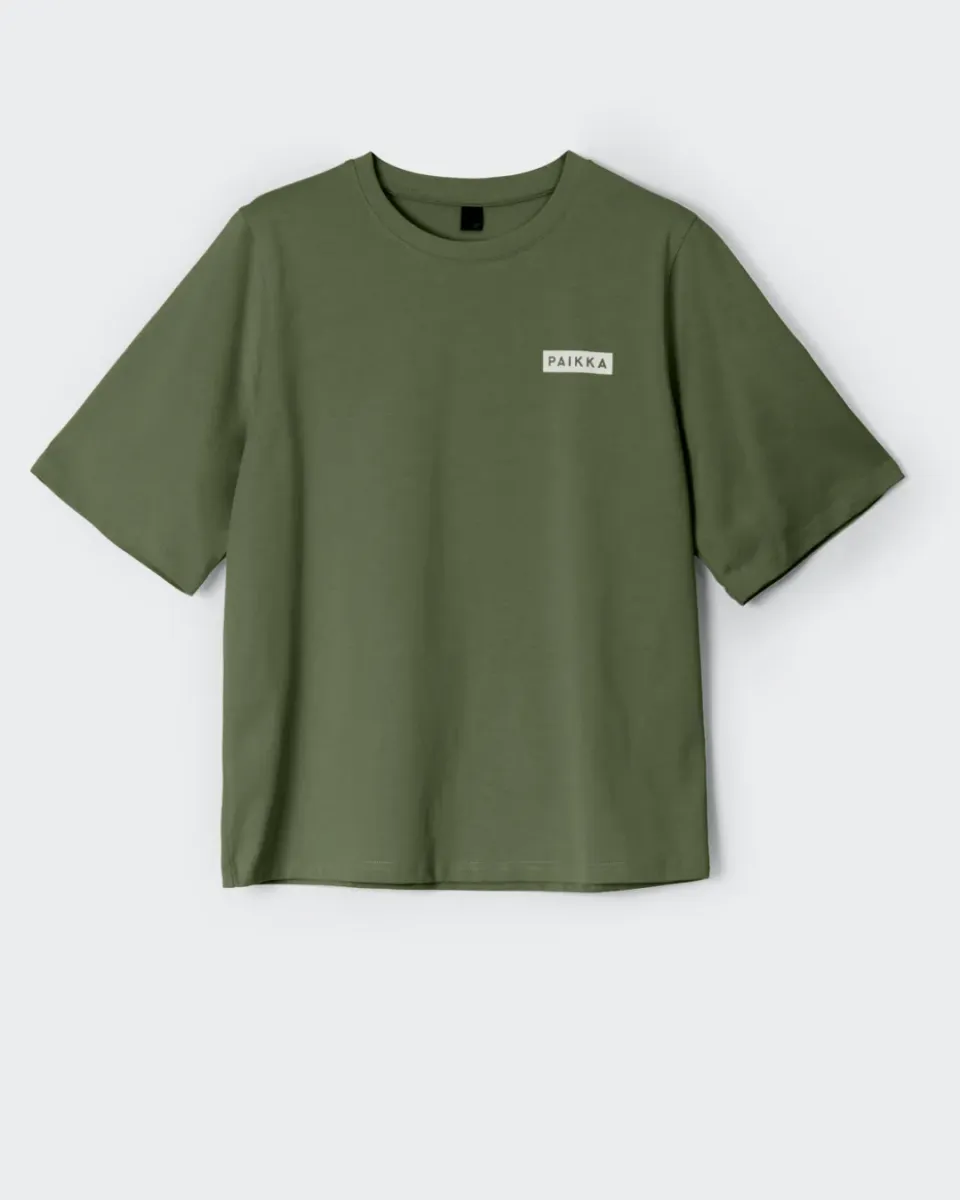 Paikka T-Shirt Green hundet-shirt grøn
