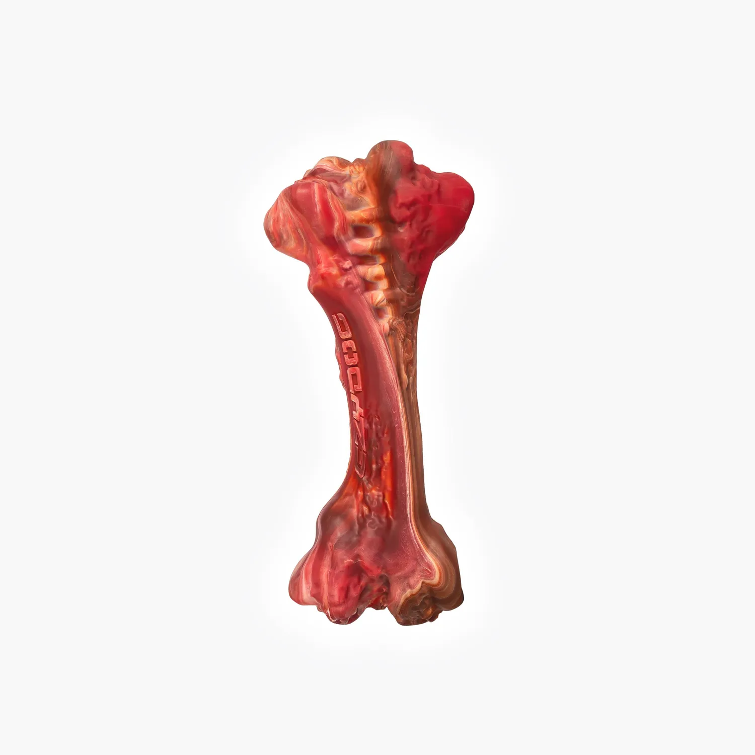 EzyDog EzyBones tyggelegetøj rød okse S