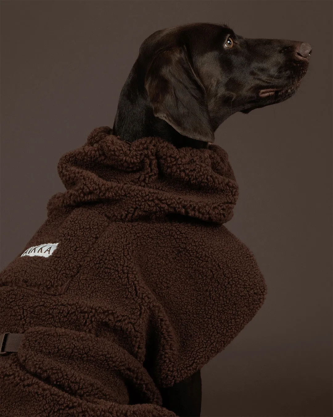Paikka Sherpa Shirt Choco hundetrøje brun Seawool