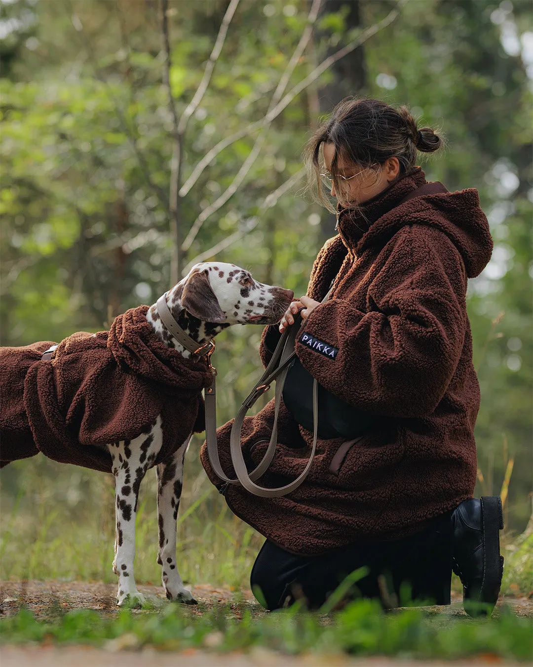 Paikka Sherpa Shirt Choco hundetrøje brun Seawool