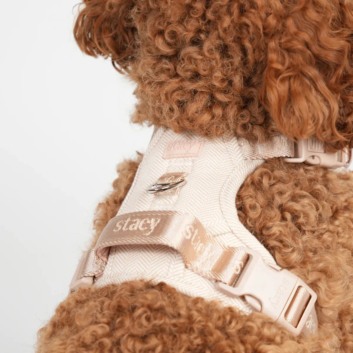 Staey Elma hundesele light rose ergonomisk