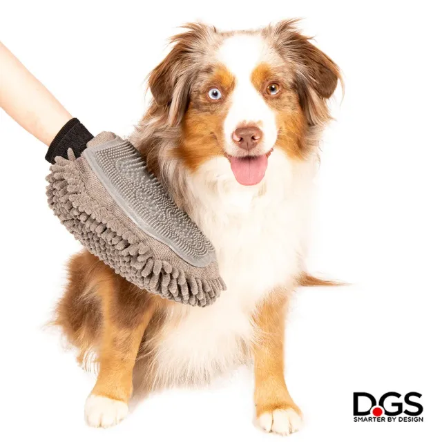 Dog Gone Smart Dirty Dog pelsplejehandske mikrofiber
