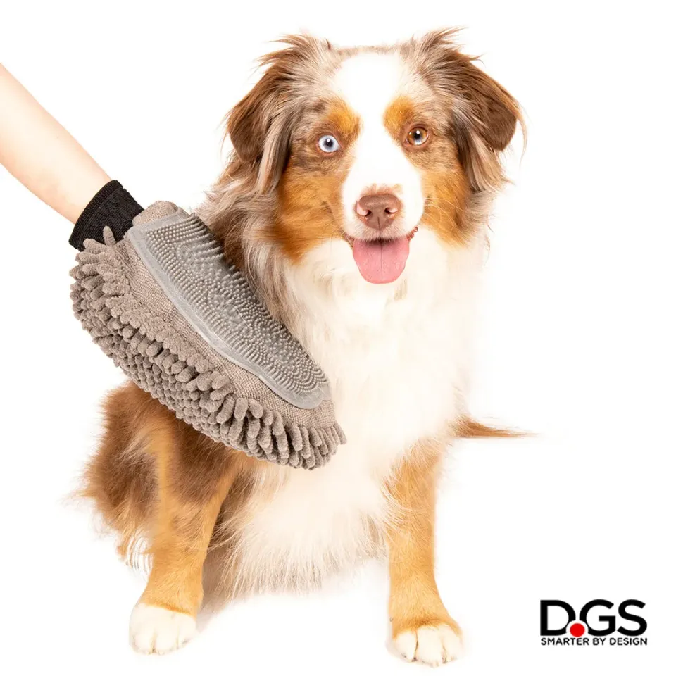 Dog Gone Smart Dirty Dog pelsplejehandske mikrofiber
