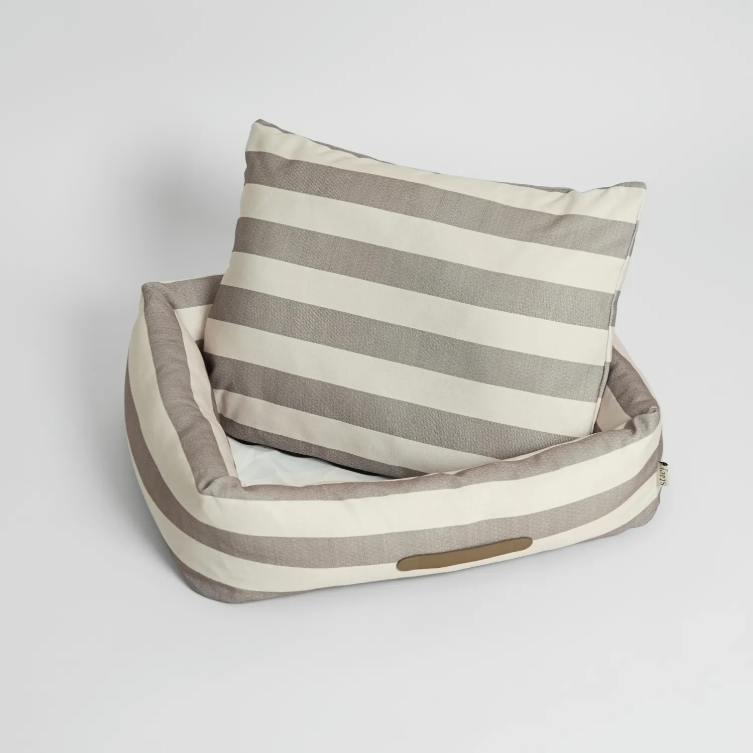 Staey Alba hundeseng striped vaskbar