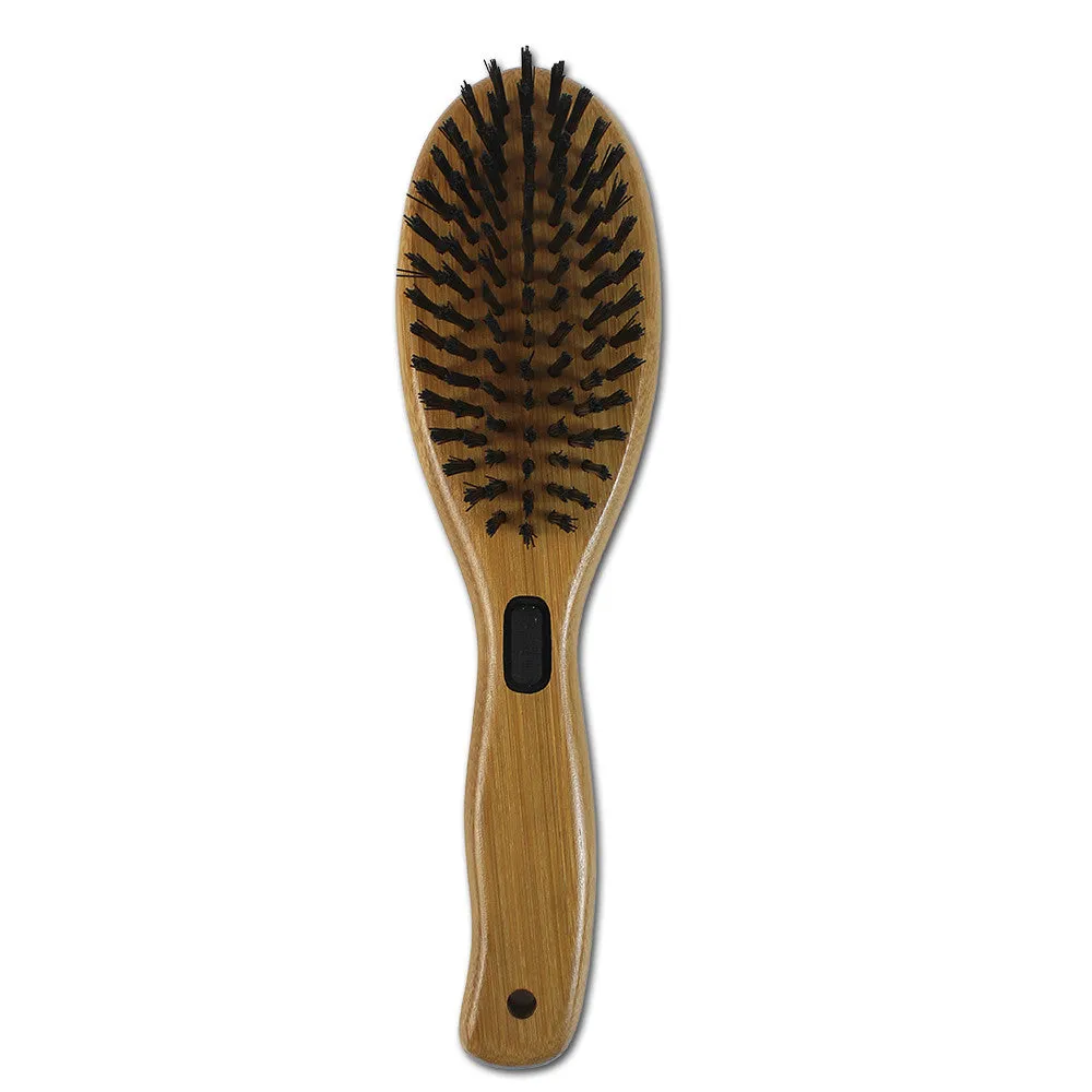 Bamboo Groom Combo Brush hundebørste Large bambus