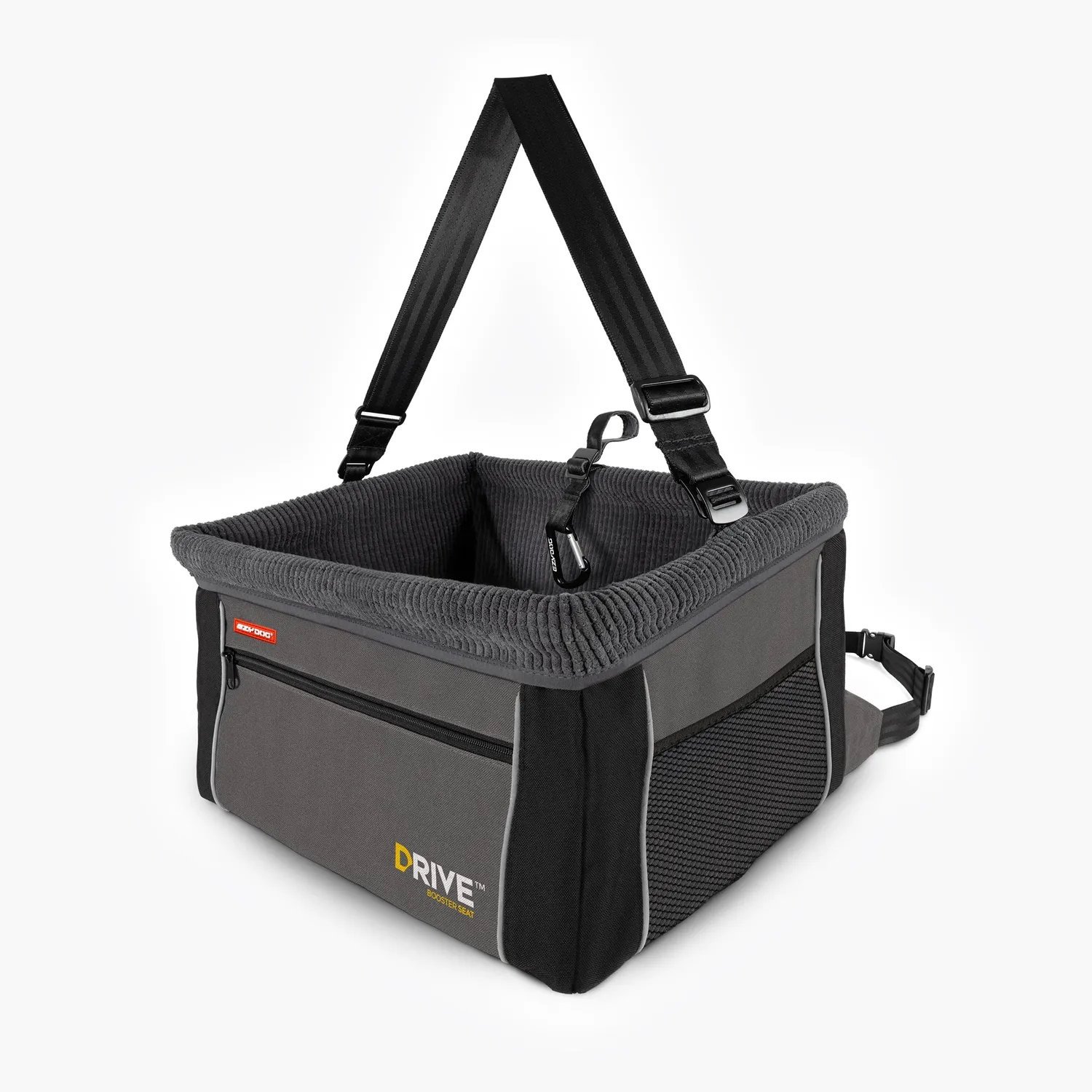 EzyDog Drive Booster autostol til hund charcoal op til 15 kg